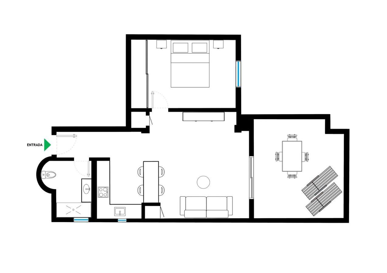 Top Floor With Ocean View 아데제 외부 사진